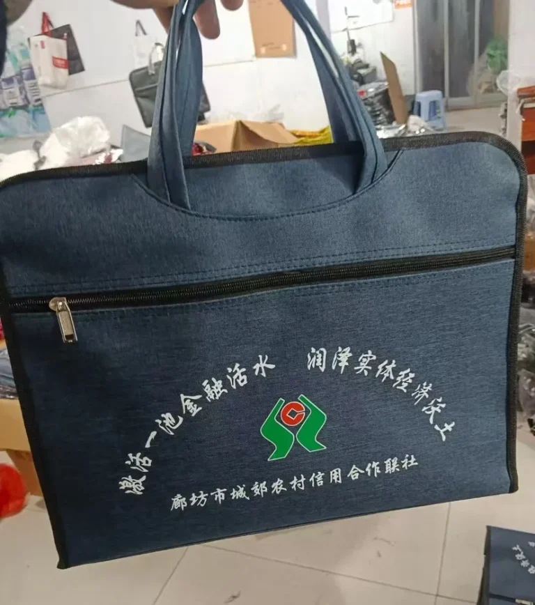 Customization of conference  bags for government agencies