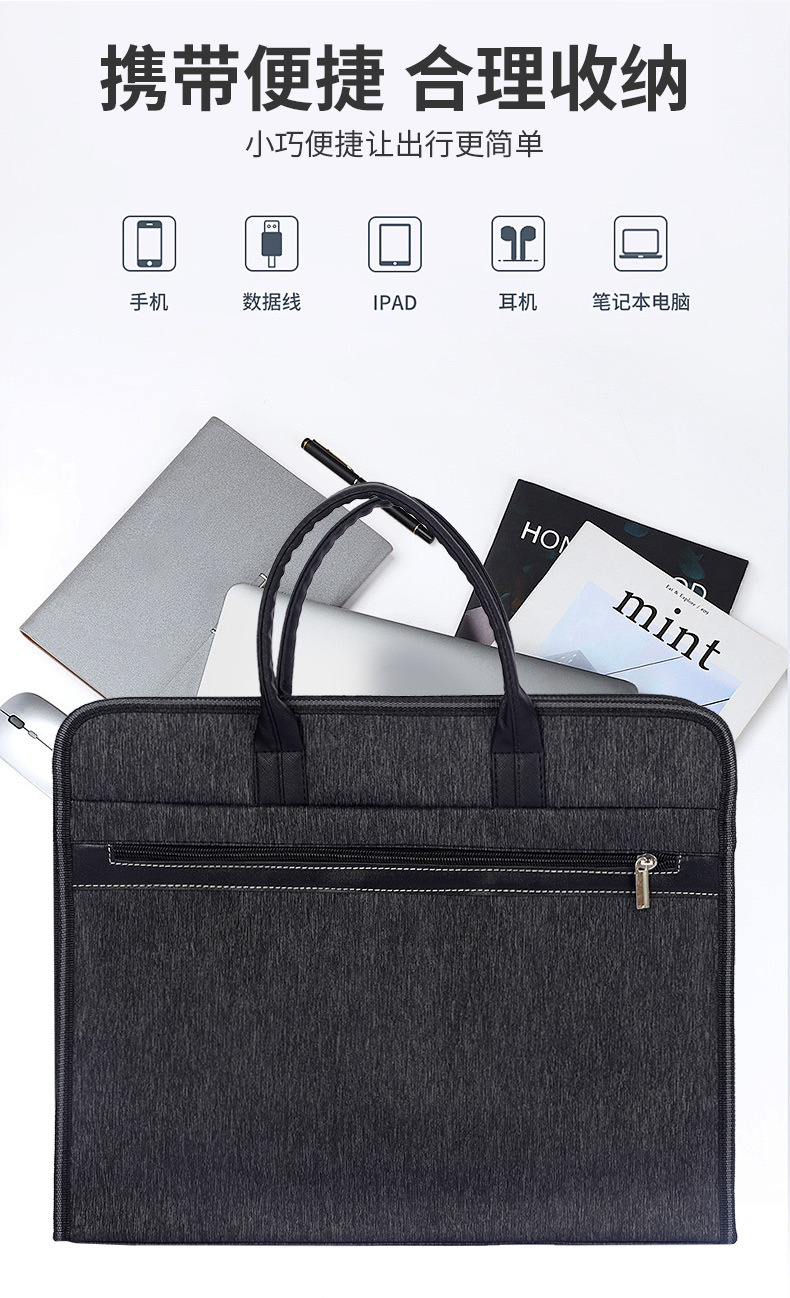business briefcase model:2860 17 business briefcase model 2860 custom Oxford conference bag