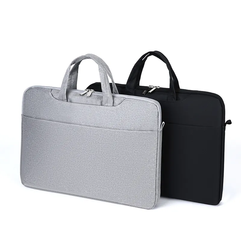 Custom briefcase bag displayed against a neutral background