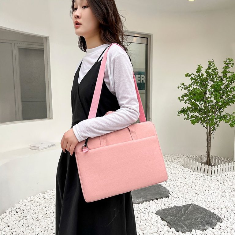 Model 162 pink laptop work bag,from china conference bag manufacturer
