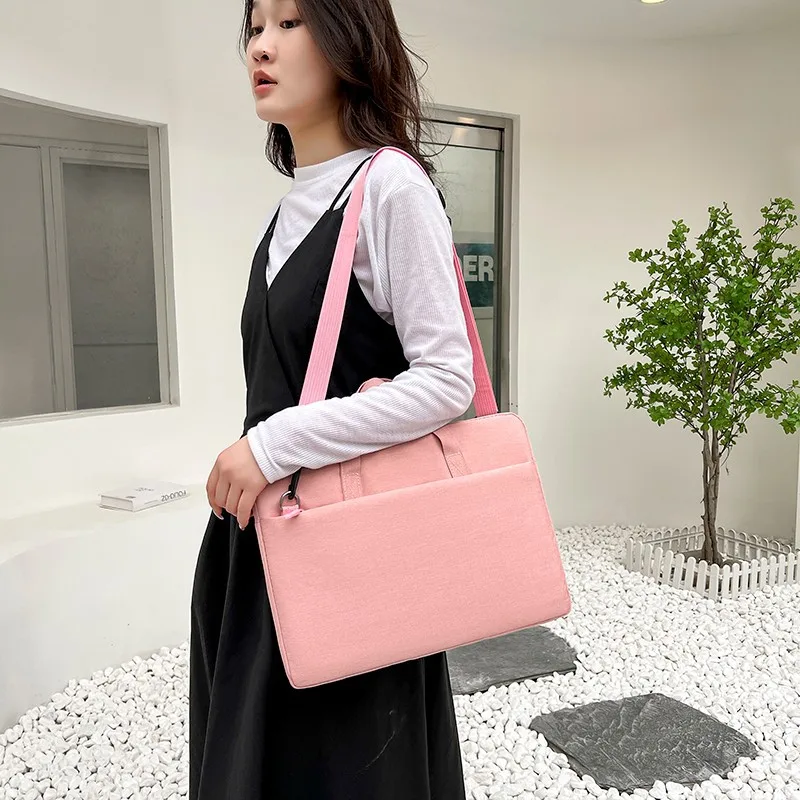 Model 162 pink laptop work bag,from china conference bag manufacturer