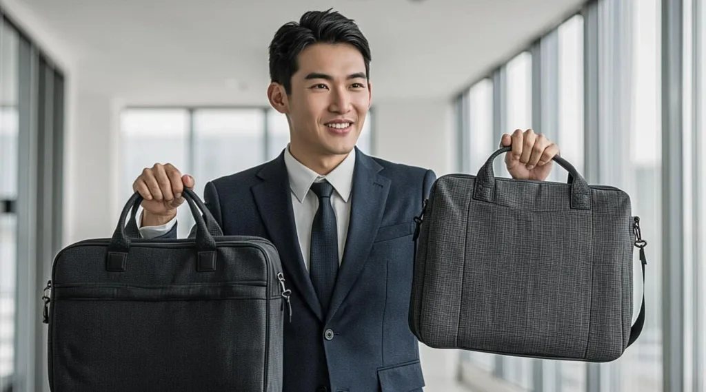 Briefcase vs Laptop Bag