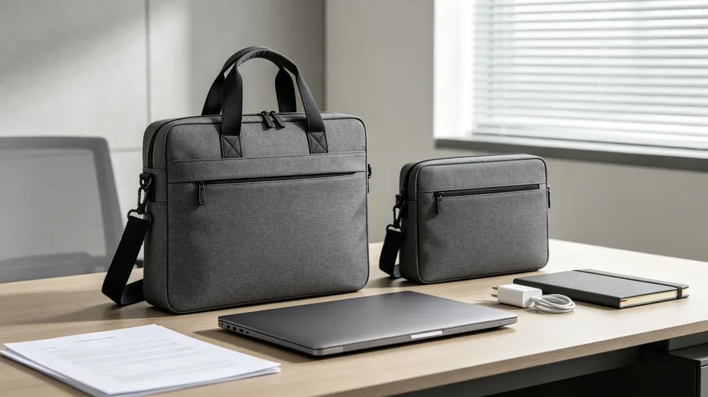 Professional crossbody bag and laptop briefcase comparison for work