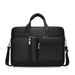 Water-resistant Oxford fabric 15-inch laptop briefcase shoulder bag