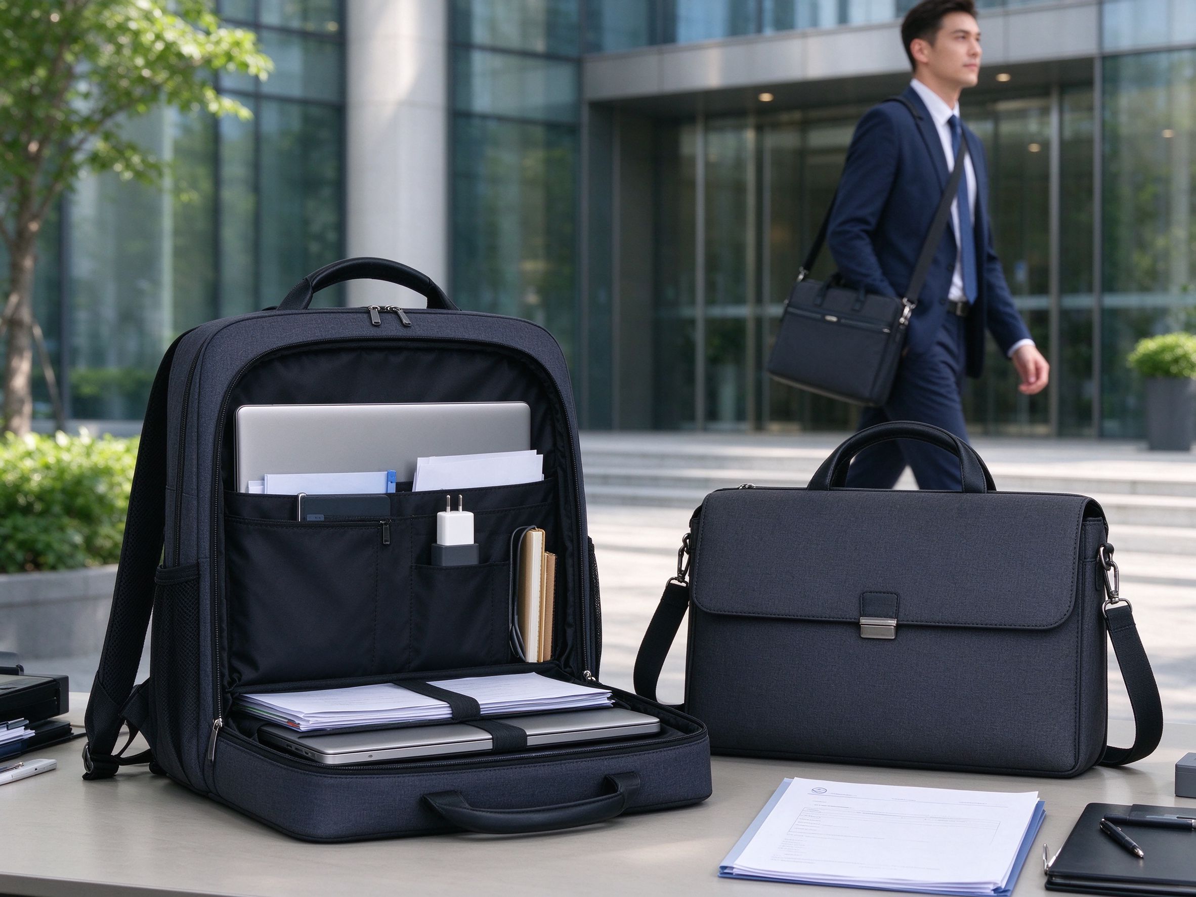 Messenger bag and laptop backpack compared for commuting, laptop storage and work organization