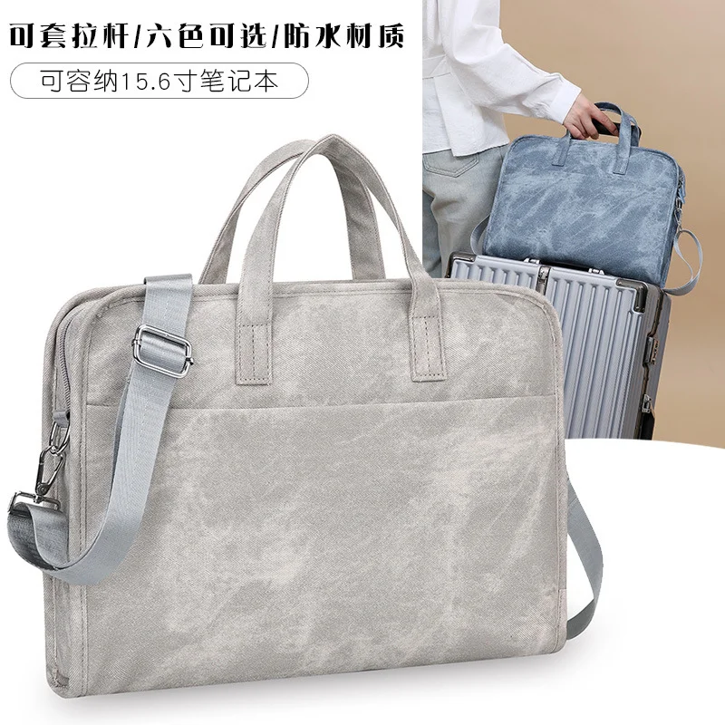 Custom 14 Inch Laptop Messenger Bag - Large Capacity Shoulder Briefcase Model-n03 3 Custom 14 Inch Laptop Messenger Bag - Large Capacity Shoulder Briefcase Model-n03 - Image 3