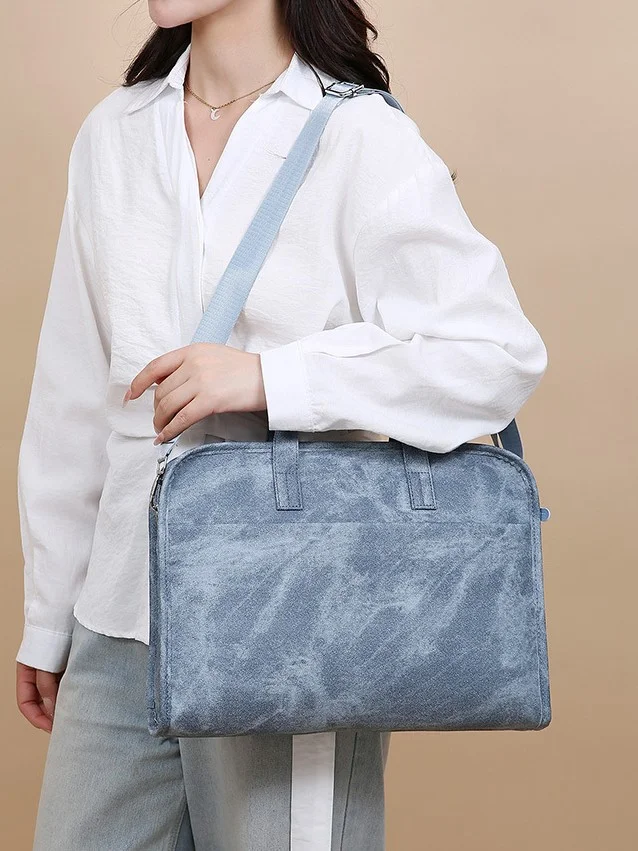 Custom 14 Inch Laptop Messenger Bag - Large Capacity Shoulder Briefcase Model-n03 7 Custom 14 Inch Laptop Messenger Bag - Large Capacity Shoulder Briefcase Model-n03 - Image 7
